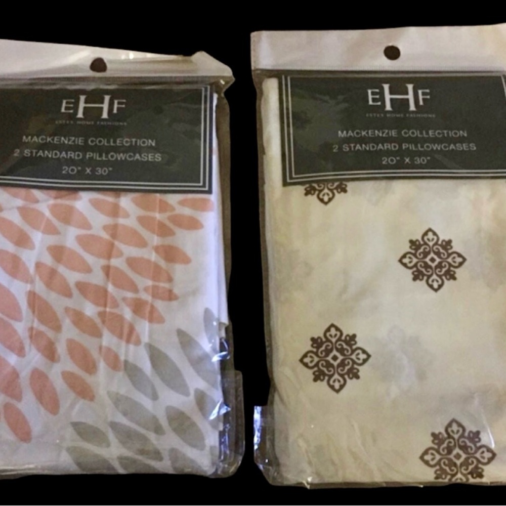 Estex Home Fashions Bohemian Style Bundle Mackenzie  Collection Pillowcases